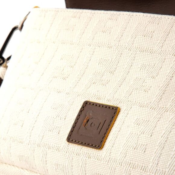 Fendi Baguette Convertible Belt Bag Zucca Canvas with Canvas and Leather Medium - Picture 7 of 9